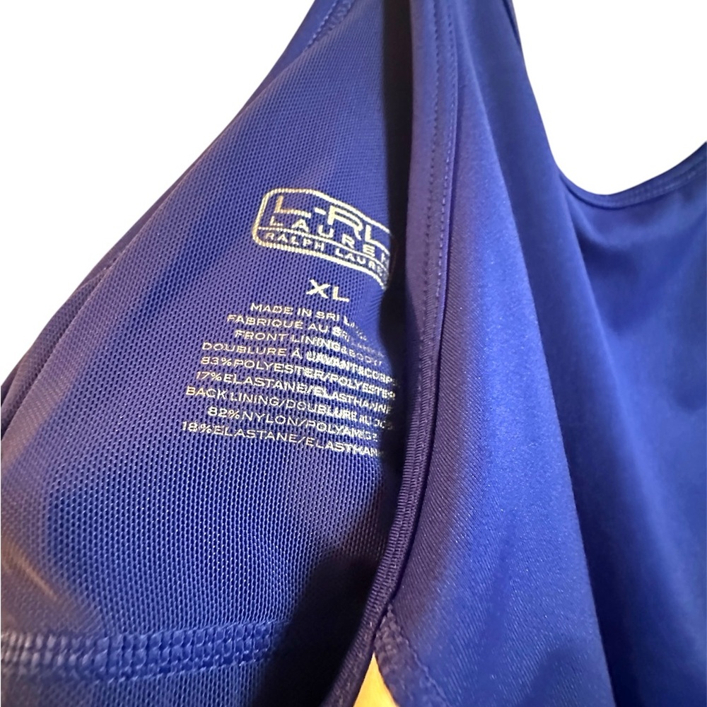 Blue Racerback Tank Top - Picture 4 of 4